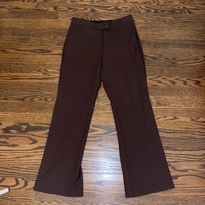 Ann Taylor Chocolate Brown Wide Leg Trouser